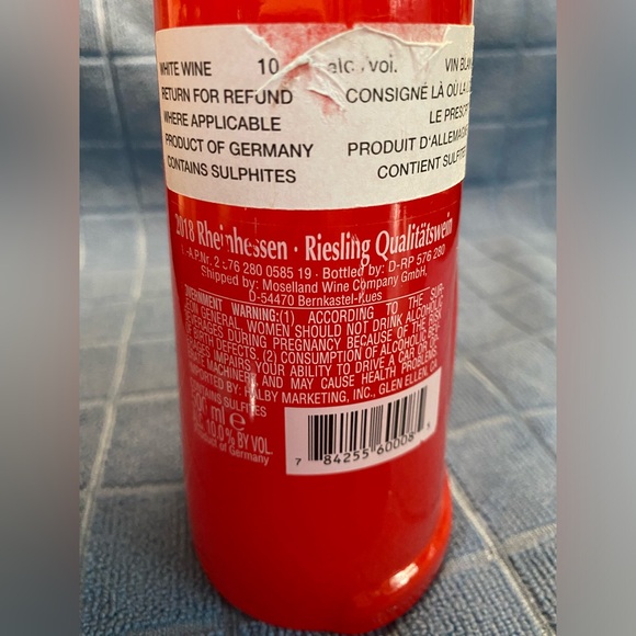 Moselland Cat Collection Wine bottle 2018 Riesling - Picture 5 of 5